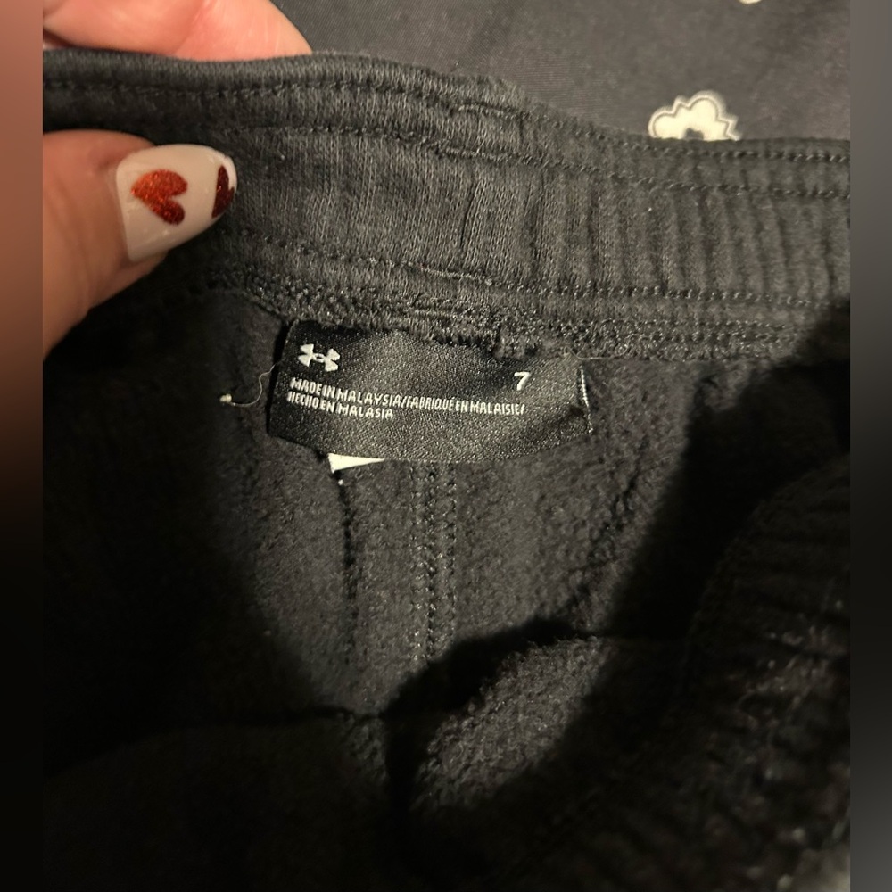 Under Armour toddler faded black Sweatpants-size 6/7 - Picture 4 of 5